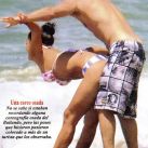 Silvina Escudero y Nico Riera mimosos en la playa 10