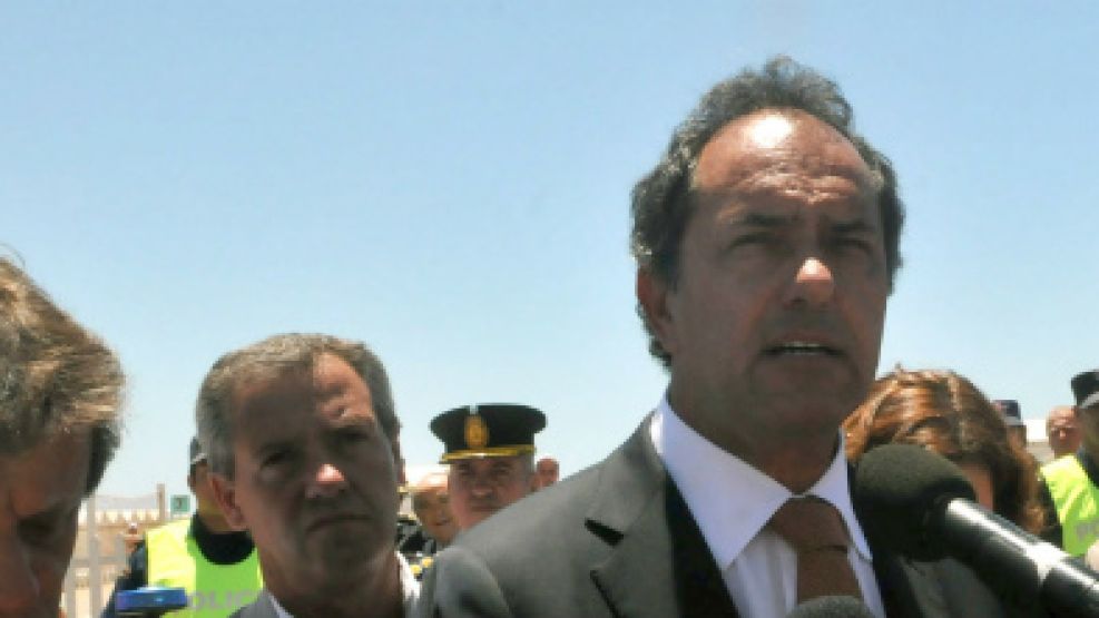 El gobernador bonaerense, Daniel Scioli.