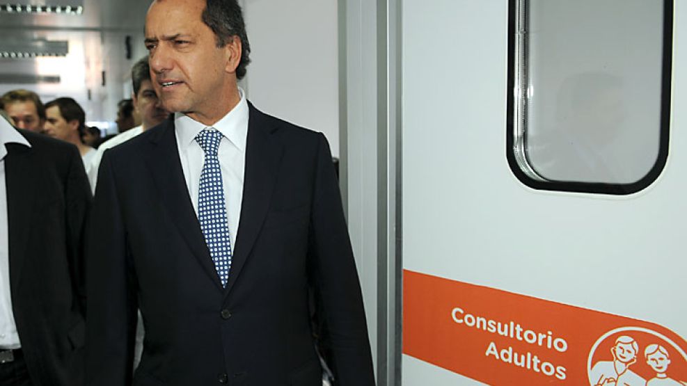 Scioli fue nuevamente intervenido por sus cálculos renales.