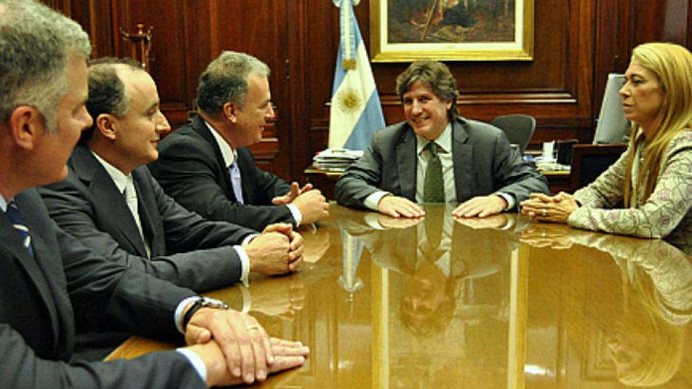 Boudou recibió sonriente a los propietarios de VASA, que le informaron la millonaria inversión.