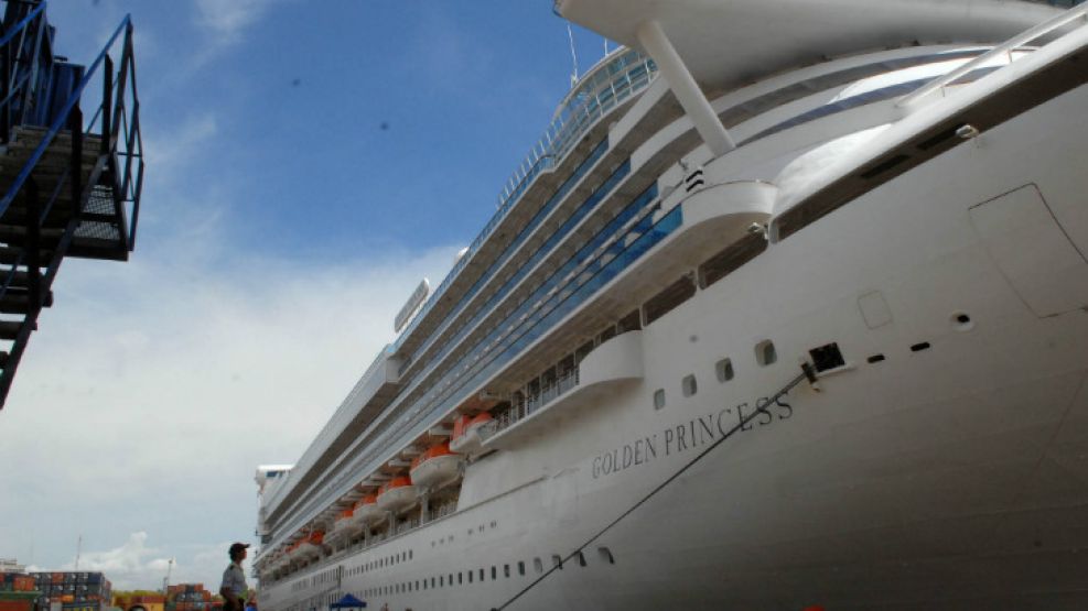 El crucero Star Princess, con capacidad, para 3.600 pasajeros.