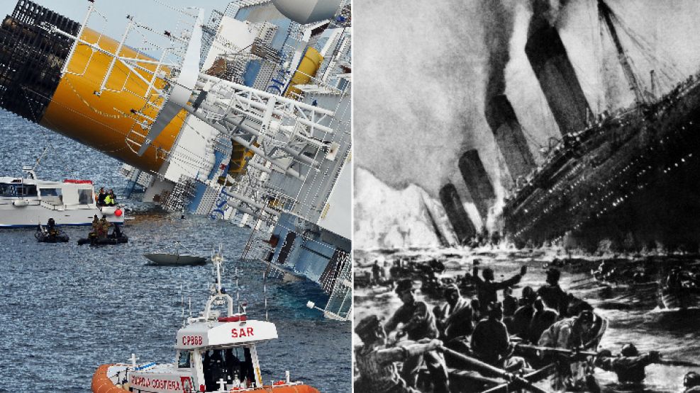 Hace un siglo, el Titanic también se hundía pero con consecuencias y orígenes muy distintos que al del Costa Concordia.