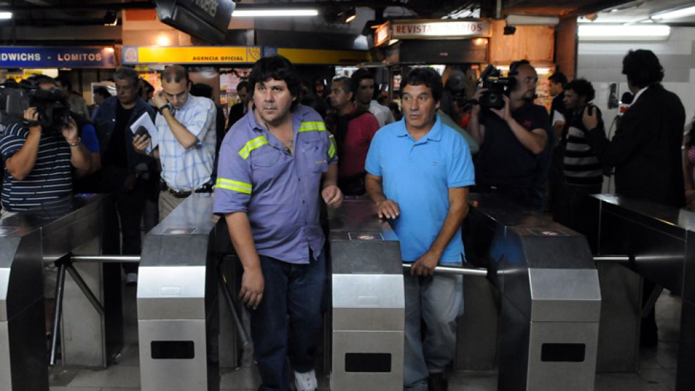 Segovia, delegado de los trabajadores del subte