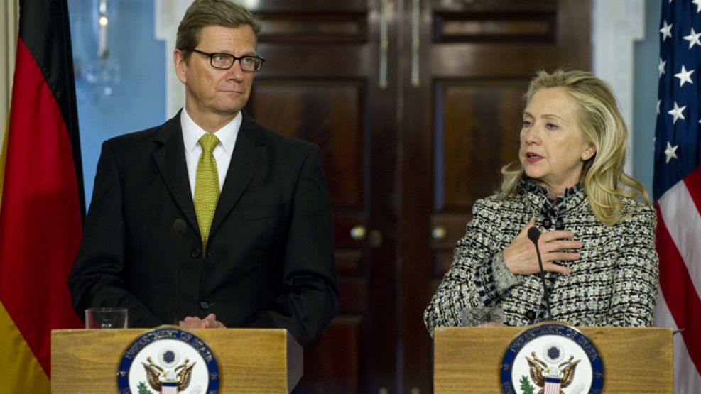 Hillary Clinton y el canciller alemán Guido Westerwelle le dieron un "ultimatum" a Irán.