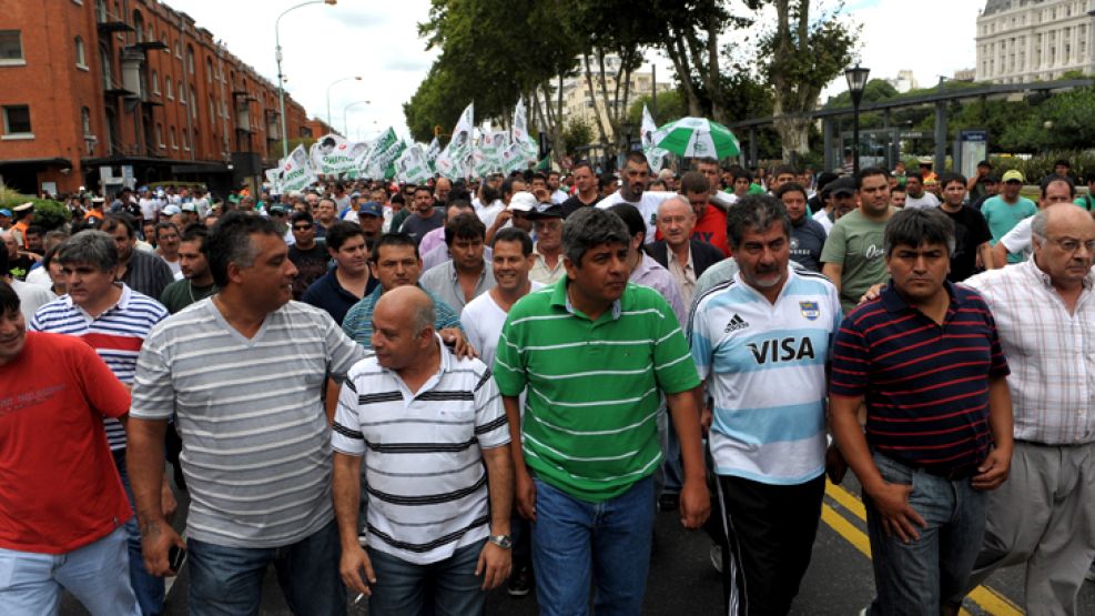 El corte en Puerto Madero fue realizado por Pablo Moyano.