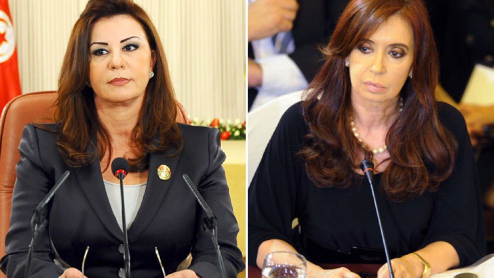 Leila Trabelsi, la primera dama de Túnez y sus coincidencias con Cristina Fernández.