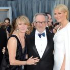 Gwyneth Paltrow, Steven Spielberg y su esposa, Kate Capshaw