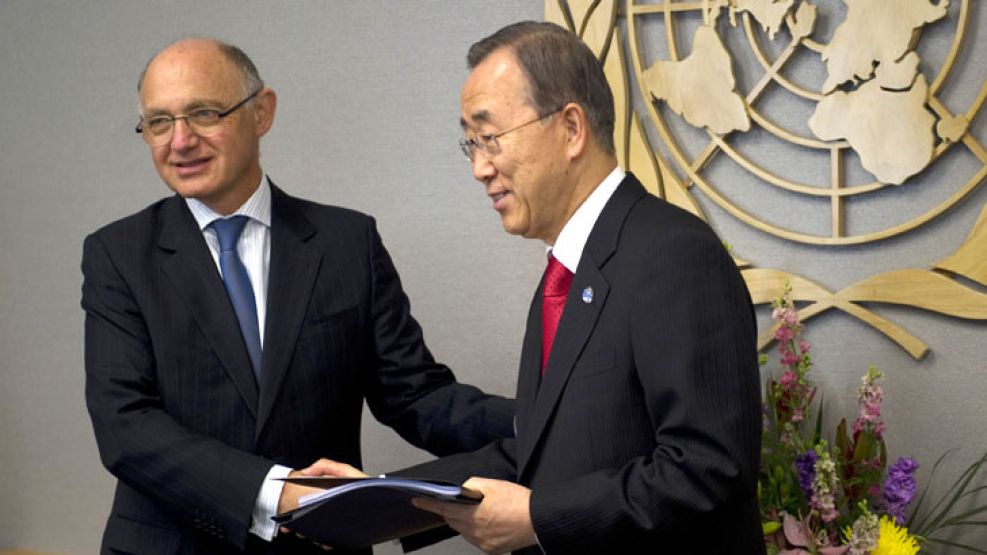 Timerman se reunió con Ban Ki-moon por Malvinas.