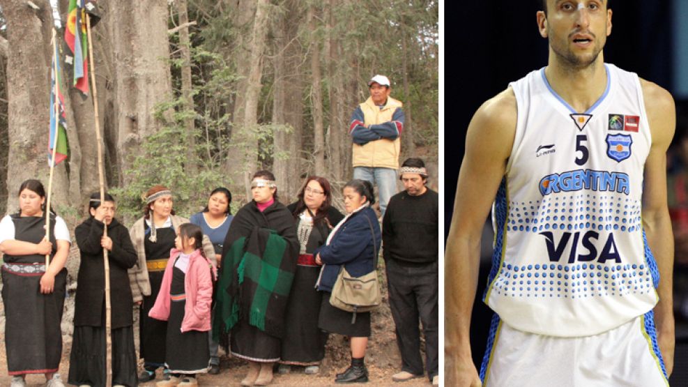 La comunidad mapuche y Emanuel Ginóbili, en juicio por un terreno de 11 hectáreas.
