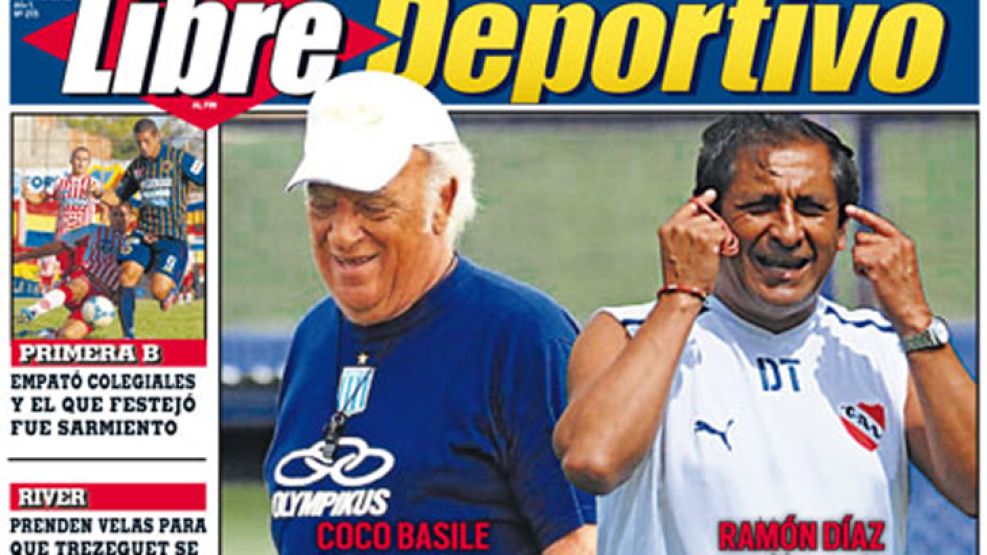 La portada de Libre Deportivo de este miércoles. 