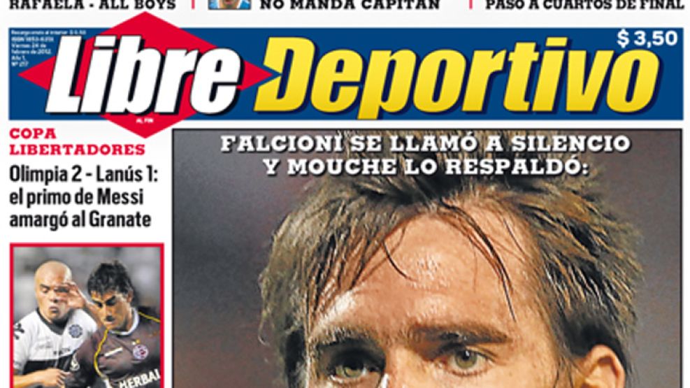 La portada de Libre Deportivo de este viernes. 