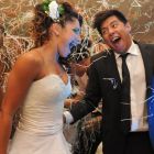 Yana y Mariano en la fiesta