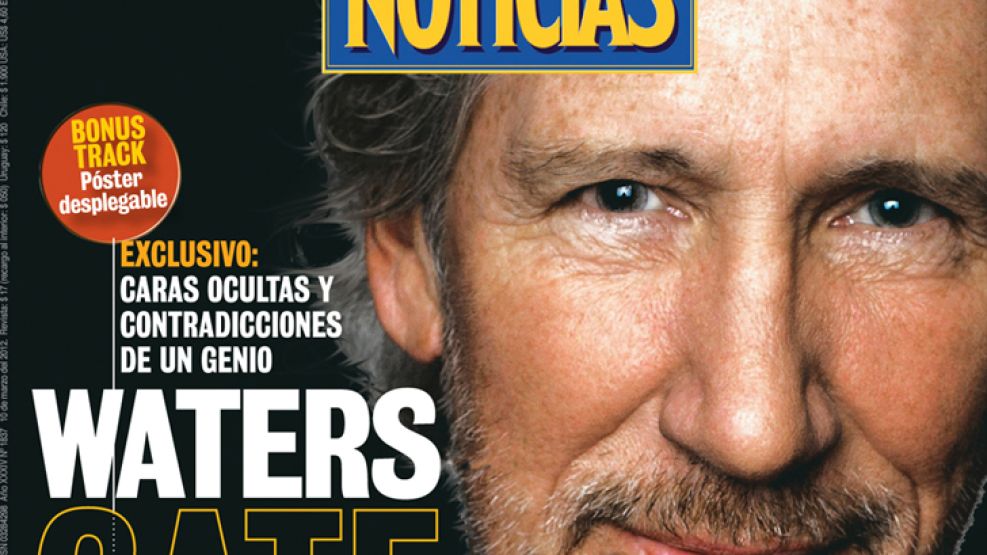 El líder de Pink Floyd, Roger Waters, en la portada de Noticias. 