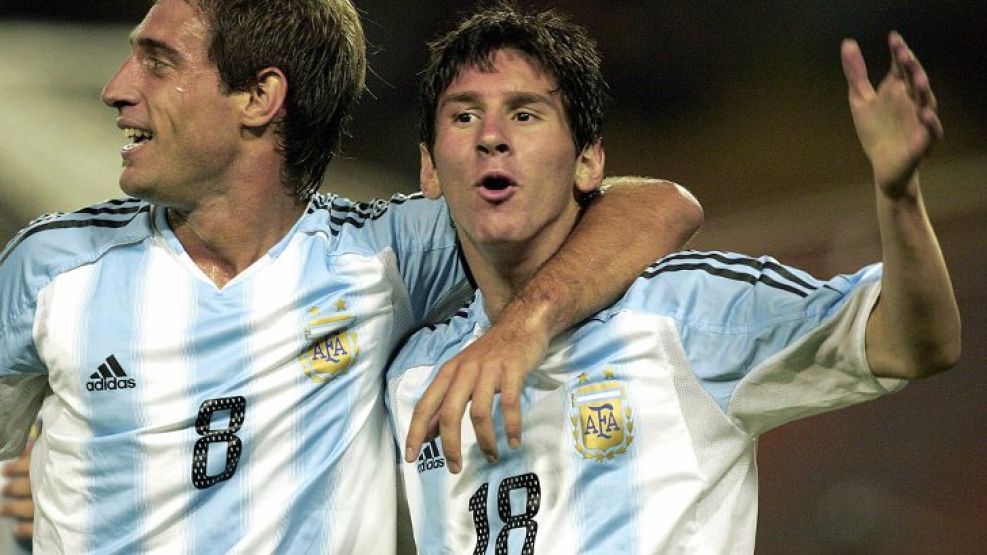 Messi, en el sudamericano de Colombia de 2005.
