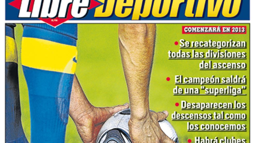 La portada de Libre Deportivo que sale este martes. 