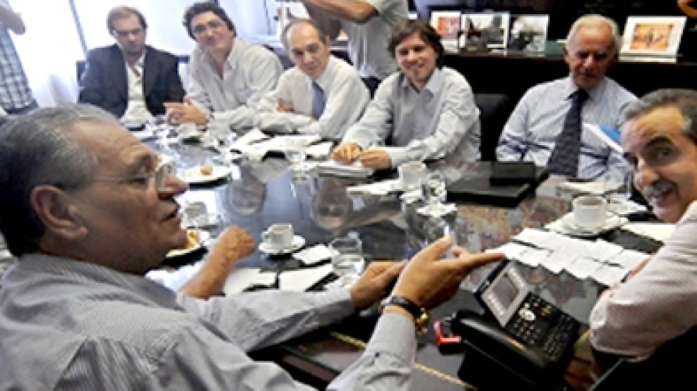 El secretario de Comercio Interior, Guillermo Moreno, recibió a la Federación de la Carne conducida por Alberto Fantini. 
