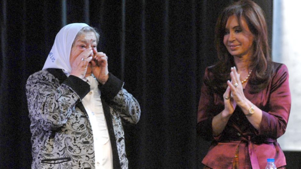 Hebe de Bonafini y Cristina Fernández de Kirchner