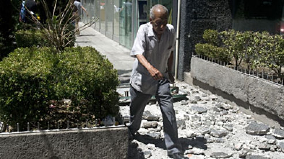 El terremoto afectó el sur y centro del país 