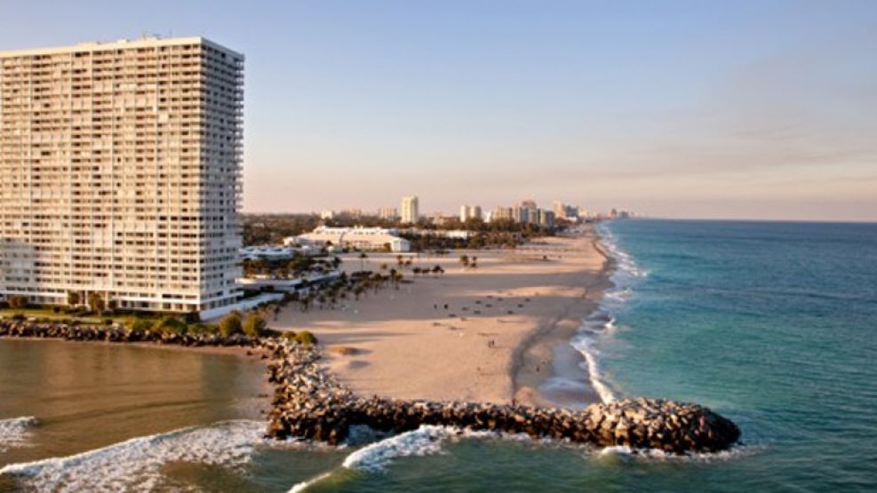 Playas inmensas y espacios para el deporte. Fort Lauderdale avanza en la lista de favoritos de la Península de Florida. 