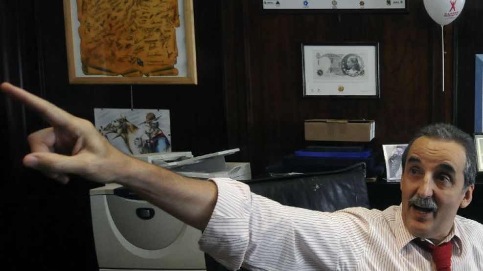 Moreno en su despacho de la Secretaria de Comercio Interior, en diciembre de 2011. 