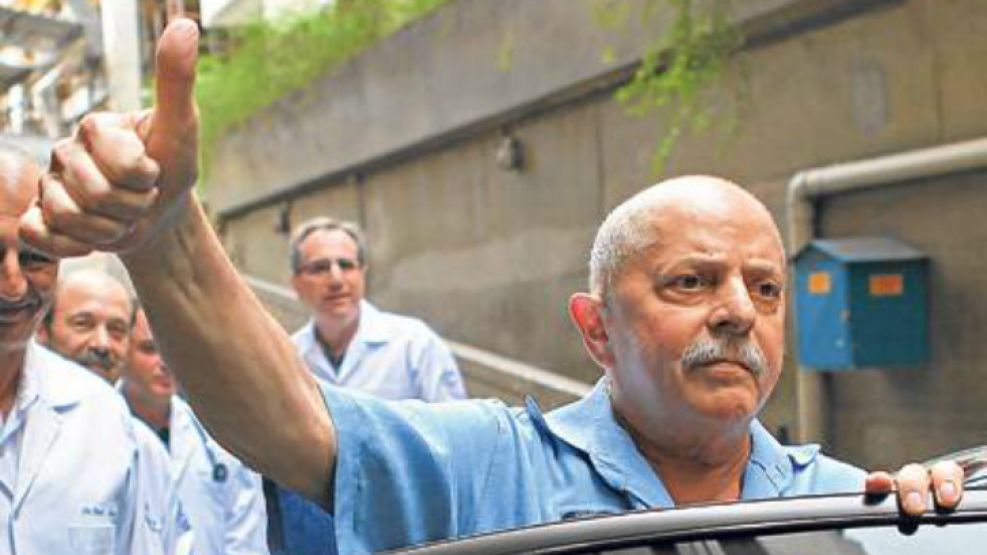 El ex presidente de Brasil, Luis Inácio Lula da Silva, tras luchar cinco meses contra el cáncer.