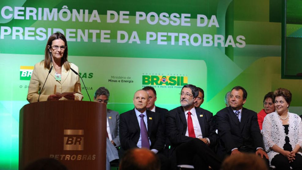 María das Graças Foster, presidente de la petrolera estatal brasileña, se enteró por los medios de la revisión.