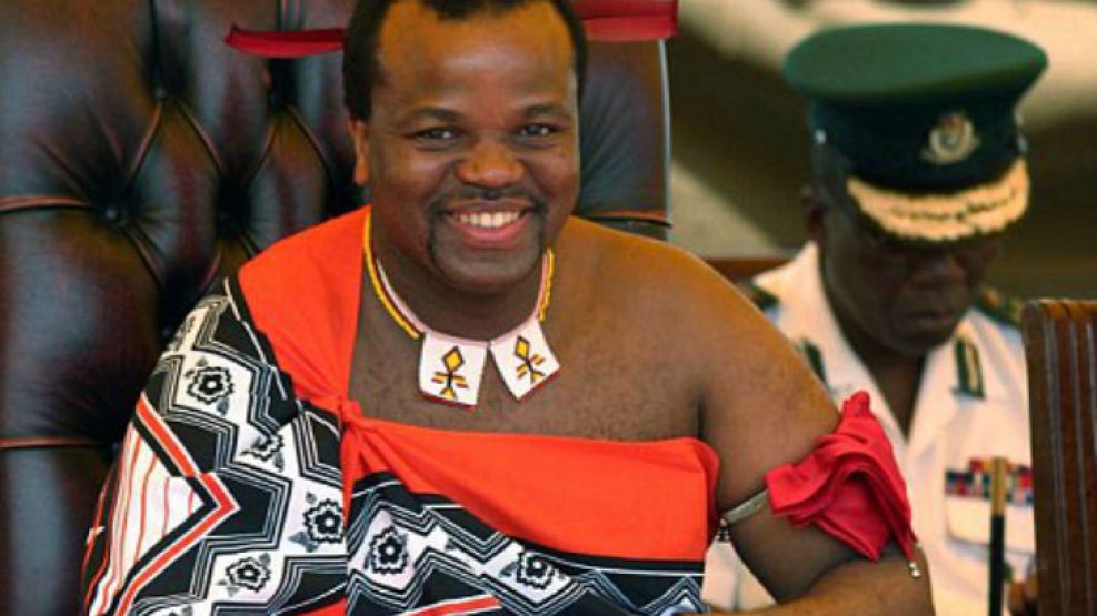 El rey Mswati. 