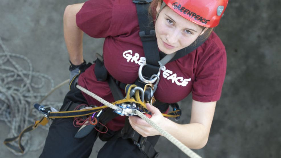 Maite Ruggieri tiene 22 años. Es voluntaria y activista de Greenpeace Argentina desde 2009.