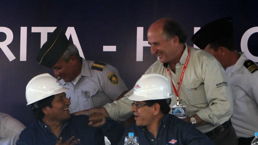 Morales y Brufau, buenos amigos.