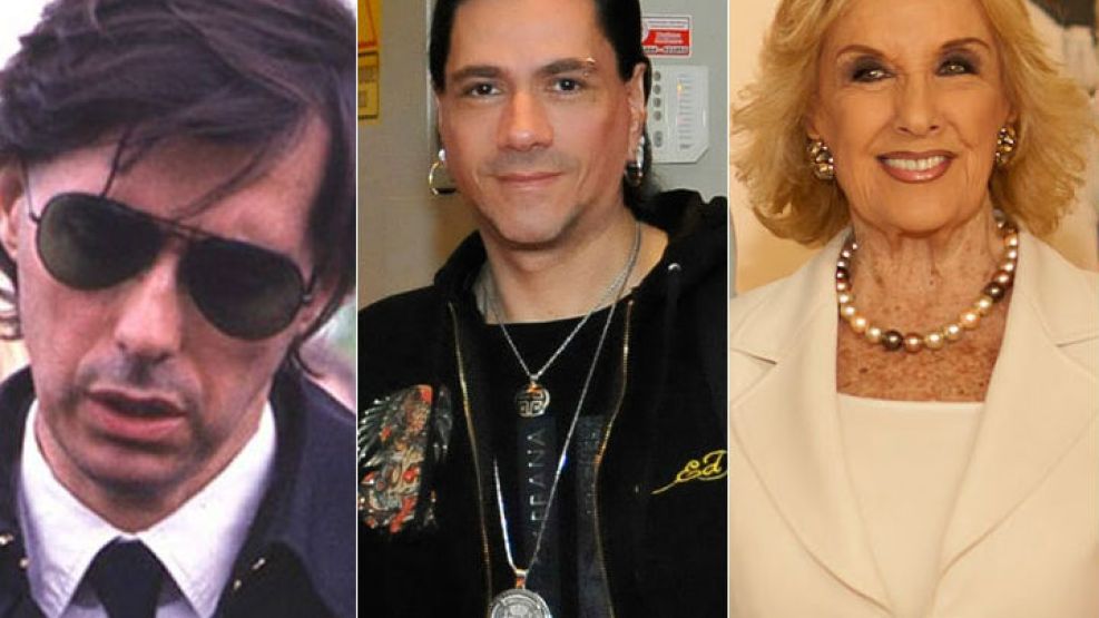 Daniel Andrés Tinayre, Roberto Piazza y Mirtha Legrand.