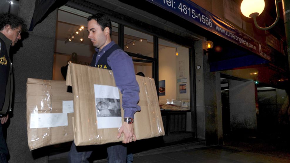 Pruebas. Los cuadros serán peritados en los próximos días. 