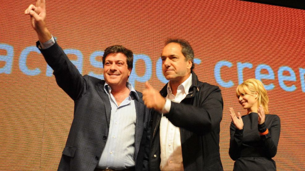 "Gracias por creer", consignaba el slogan detrás de Scioli y Mariotto al ganar las elecciones en 2011.