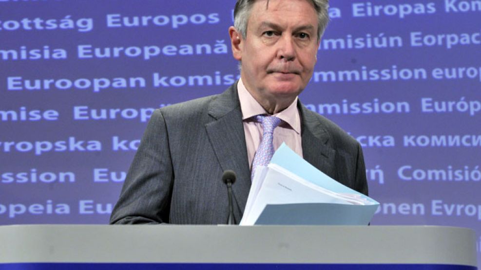 Karel De Gucht, comisario de Comercio de la UE, dijo hoy: "Tomaremos medidas contra la Argentina".