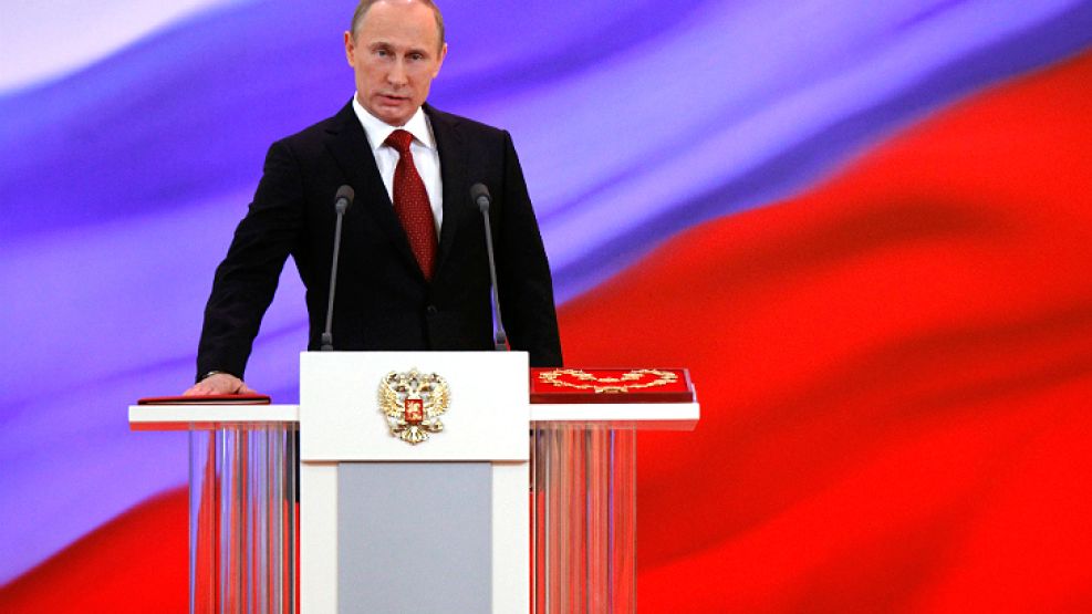 Putin jura nuevamente como presidente de la Federación Rusa.