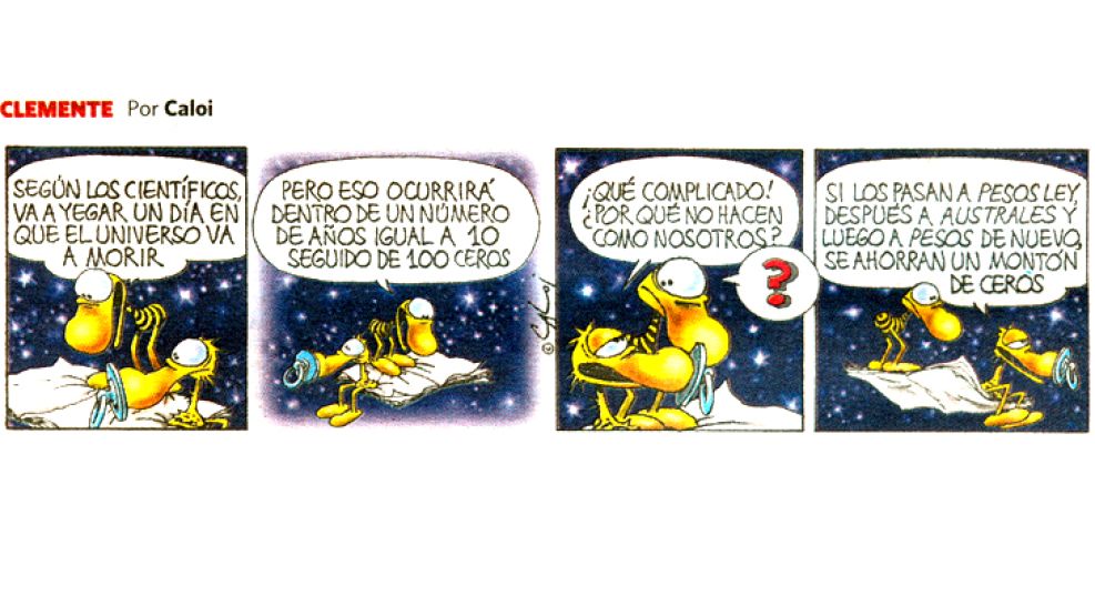 La última tira de Clemente publicada hoy en el diario Clarín.