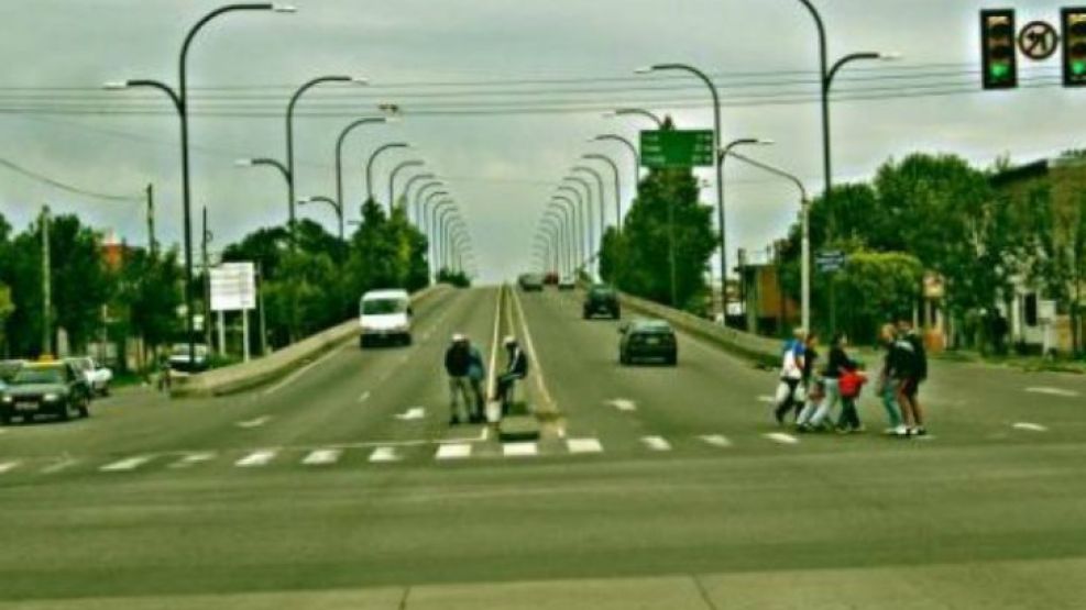 La intersección entre Pellegrini y Provincias Unidas, en Rosario, donde fue baleado Fernández