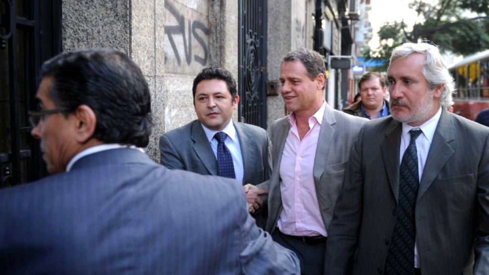 El titular de Subterráneos de Buenos Aires (SBASE), Juan Pablo Piccardo, al ingresar a la reunión que realizada el miércoles pasado.