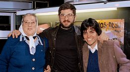 Hebe, su hija Alejandra y Schoklender, en tiempos felices.