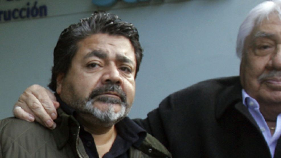 Gerardo Martínez, de la UOCRA y Oscar Lescano, de Luz y Fuerza, referentes de los "Gordos". 