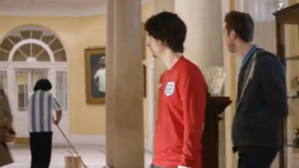 La escena donde aparece Maradona.