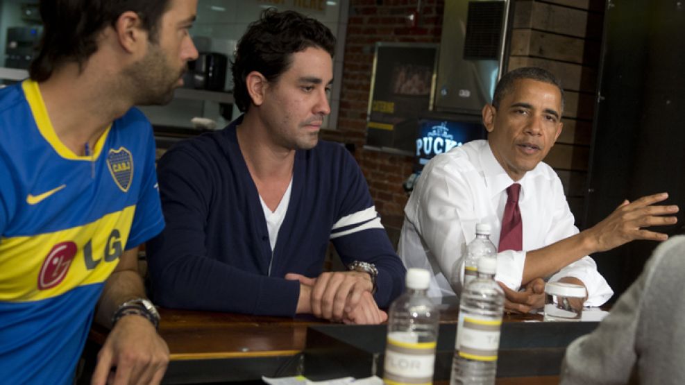 David Mazza con Obama.
