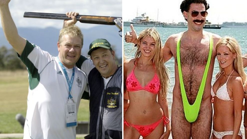 Russell Mark y el peculiar "mankini".