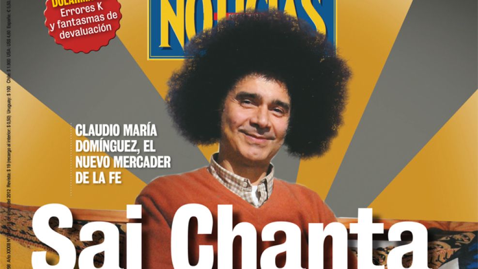 Claudio María Domínguez en la portada de Noticias que sale hoy. 