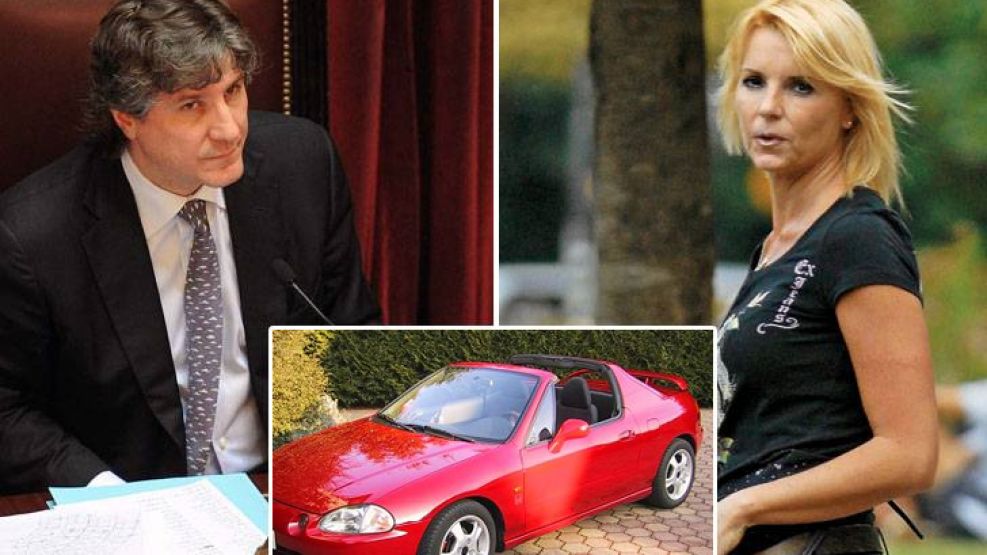 Boudou, su ex mujer, Daniela Andriuolo y un Honda en disputa.