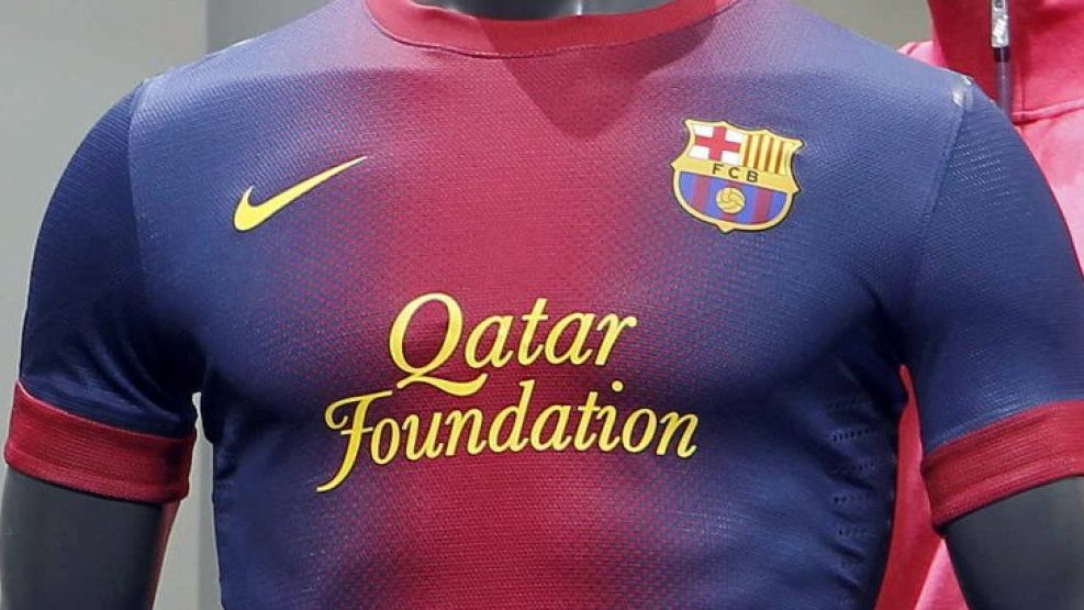 La camiseta del Barcelona.