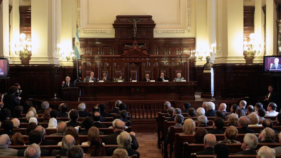 Los jueces del máximo tribunal de Justicia argentino. 