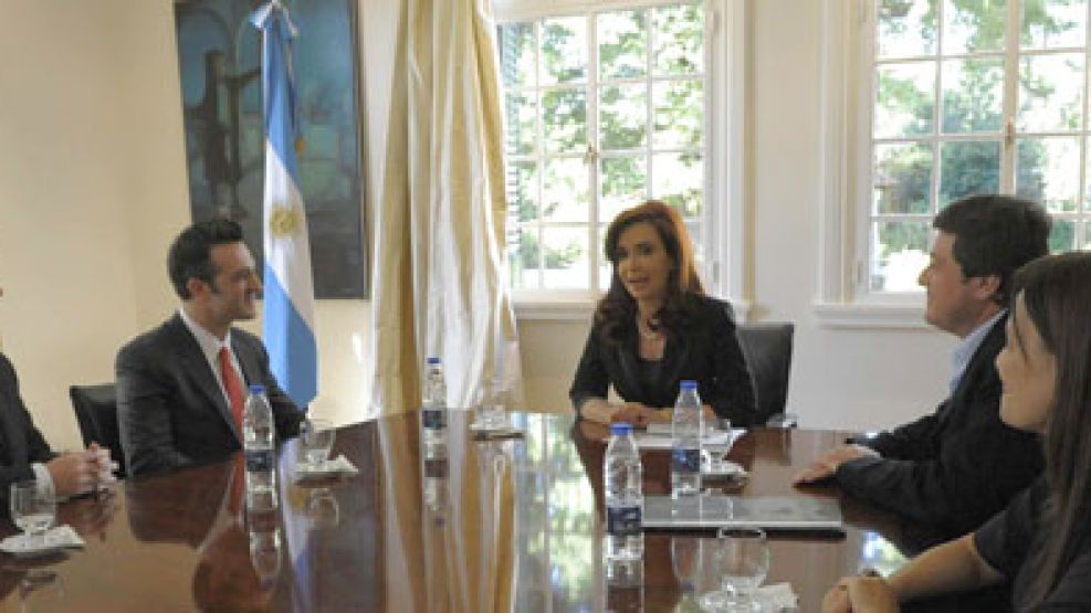 Cristina reotma su agenda en la Quinta de Olivos.