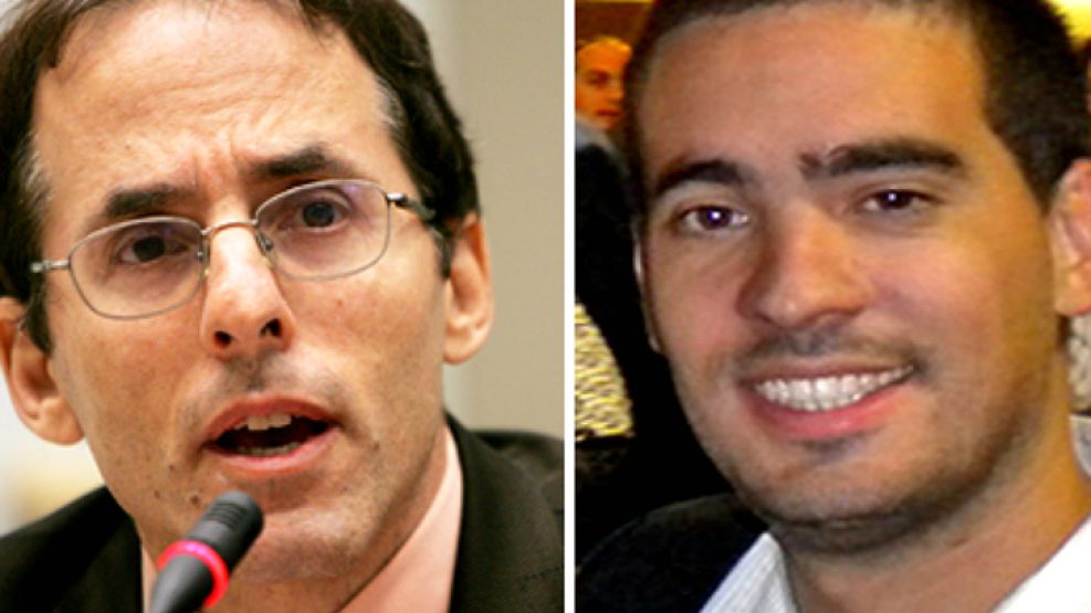 Los jovenes economistas, el estadounidense Mark Weisbrot y el argentino Daniel Ravier con opiniones diferentes sobre el Gobierno argentino.