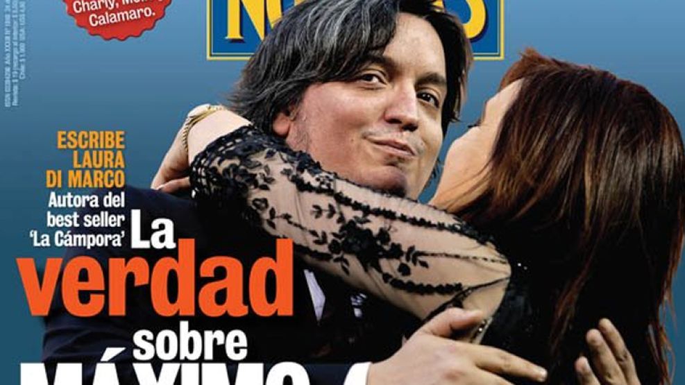 Máximo Kirchner, el hij o de la presidenta, retratado por la autora de "La Cámpora".