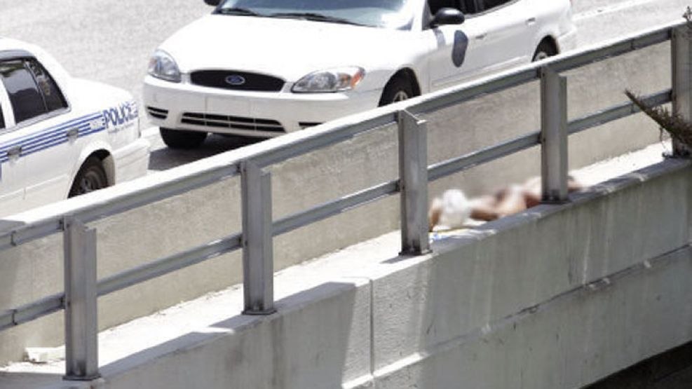 La escena ocurrió en la autopista MacArthur de Miami.